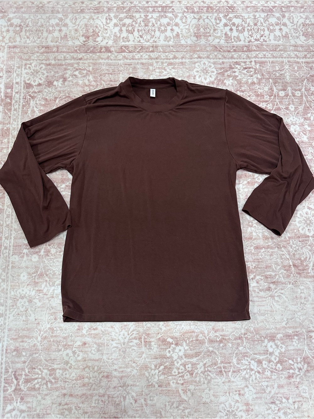 SET 🤎Cozy Brown Long Sleeve Lounge Outfit - Picture 5 of 16